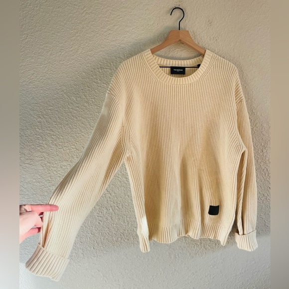 The Kooples Ecru Sweater in Cotton with Patch - Picture 5 of 13